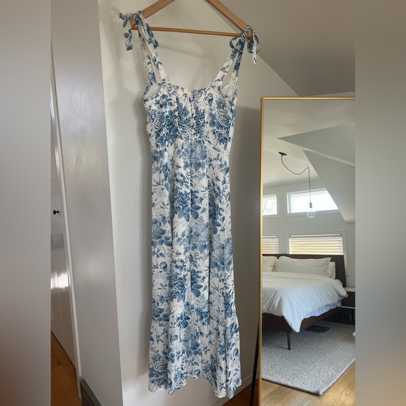 Reformation Nikita Floral Midi Dress - Pompadour - Picture 6 of 9